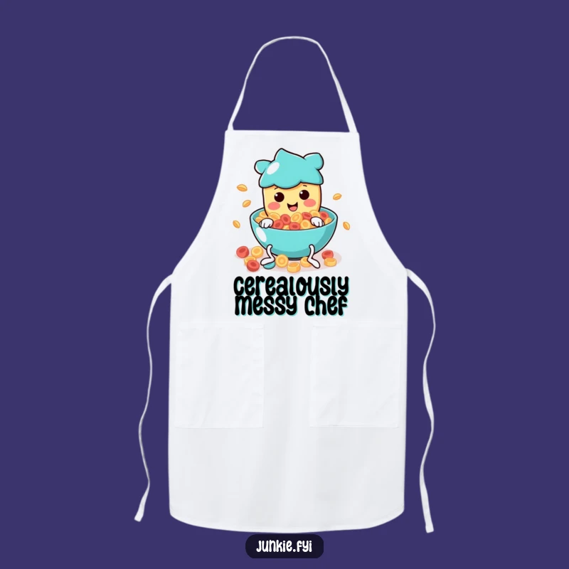 Funny Cereal Dive Apron: Cook with Giggles, Featuring a Happy Food Character, A Fun Funny Gift