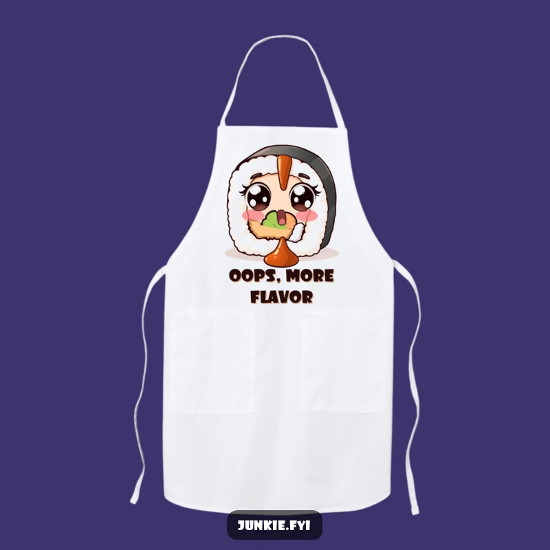 Funny Sushi Soy Sauce Apron: Cook with Witty Mishaps