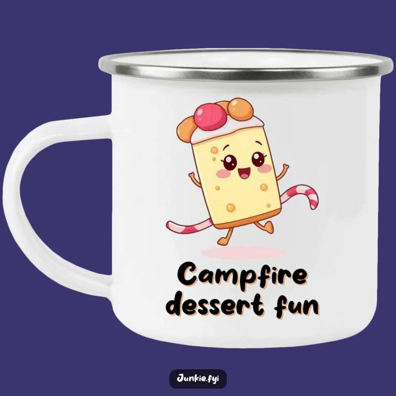 Funny Pie Skipping Camping Mug - Outdoor Sweet Drinkware, Great Gift for Campers