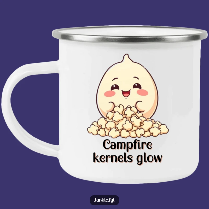 Adventure Funny Popcorn Muncher Camping Mug: Outdoor Snack Delight, An Essential Funny Gift