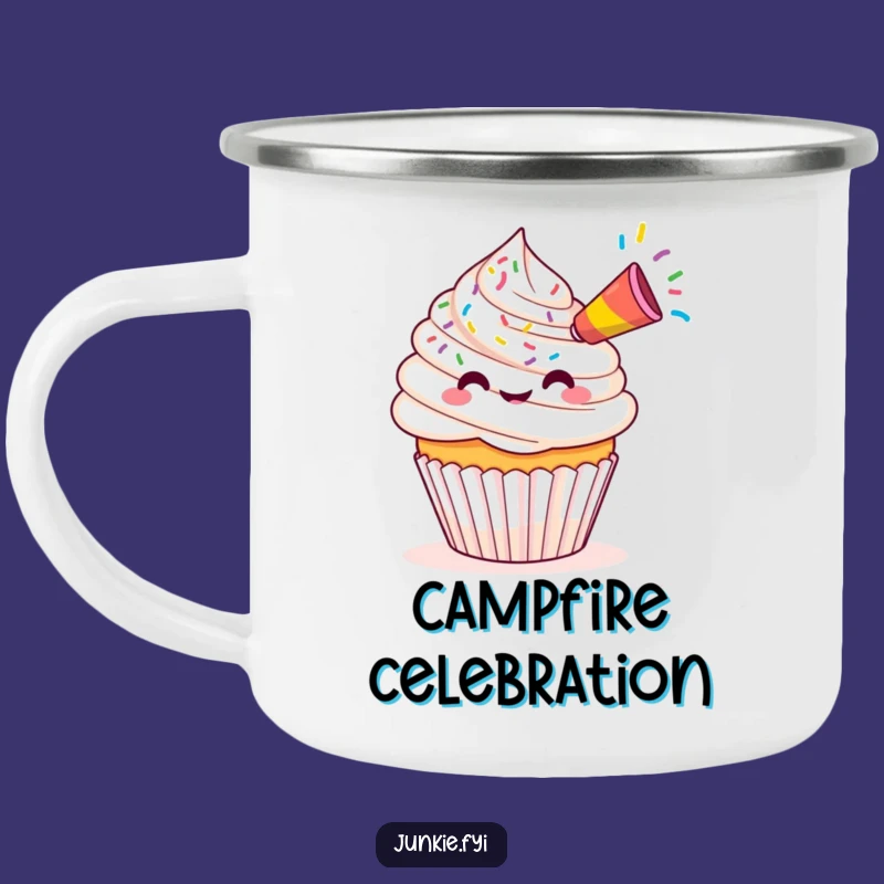 Durable Funny Kawaii Cupcake Party Camping Mug: Sprinkles On-the-Go - Outdoor Gift