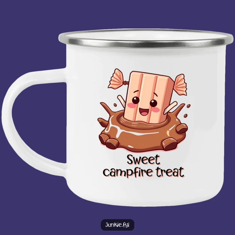 Funny Candy Bar Dive Camping Mug: Enjoy Sweet Sips Outdoors, Ideal Funny Gift