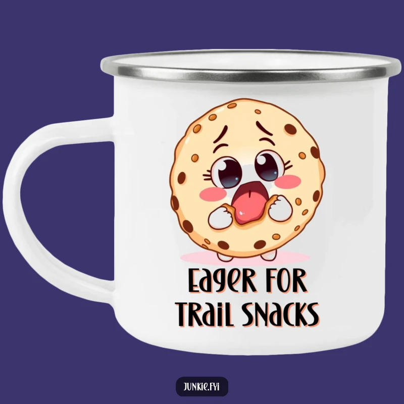 Funny Foodie Creature Camping Mug: Durable Bite Design, Delicious Funny Gift Outdoors!