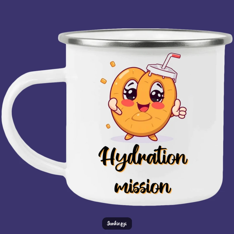 Funny Pretzel Adventure Mug - Sip & Laugh on the Go