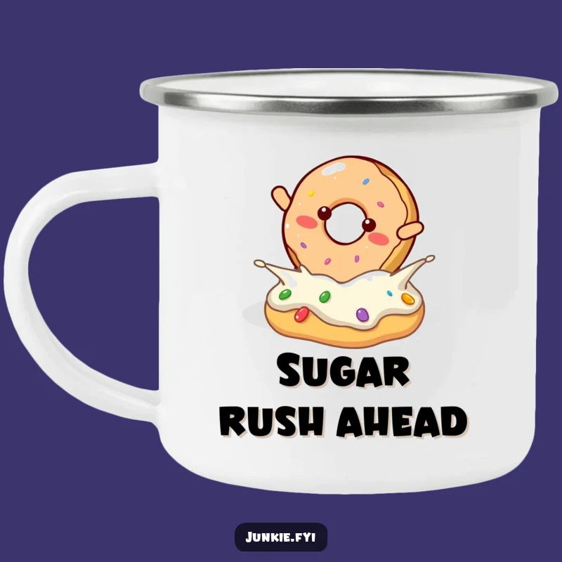Funny Donut Adventure Mug - Sweet Sips for Outdoor Fun