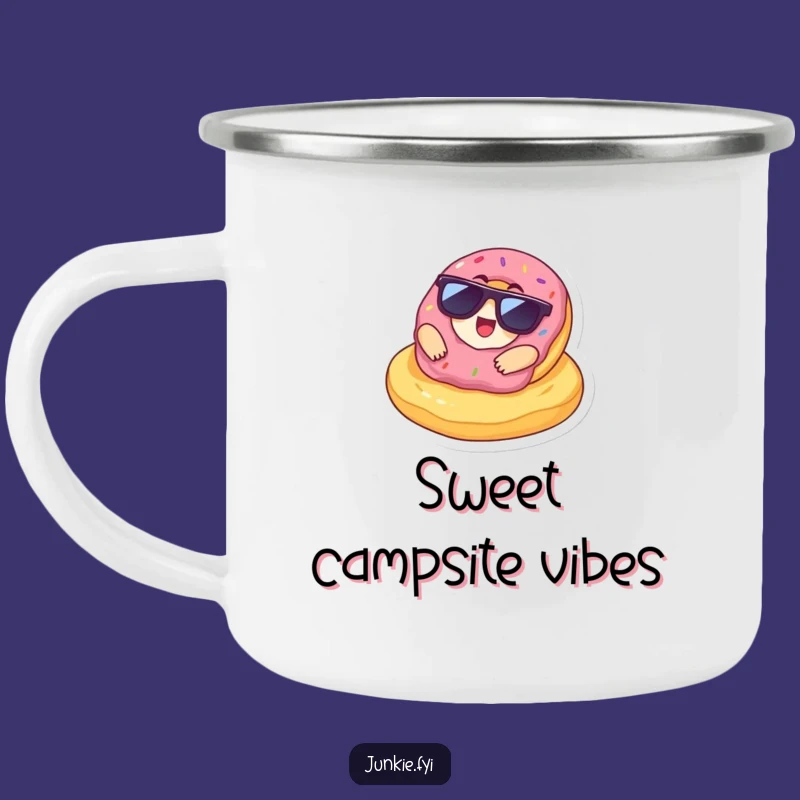 Funny Donut Chip Camping Mug: Snack & Sip in Style Anywhere