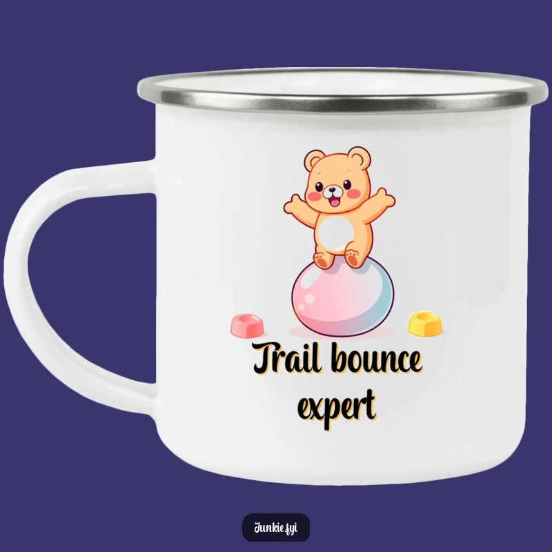 Funny Gummy Bear Camping Mug: Adventure with Sweet, Bouncy Sips