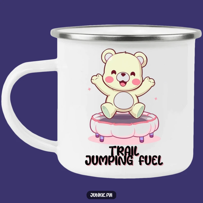 Funny Gummy Bear Camping Mug - Bouncy Outdoor Fun Gift