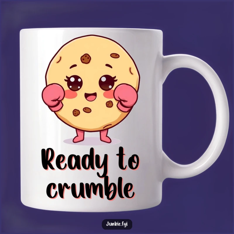 Funny Cookie Boxer Mug: Hilarious Gift for Sweet Combatants and Coffee Lovers