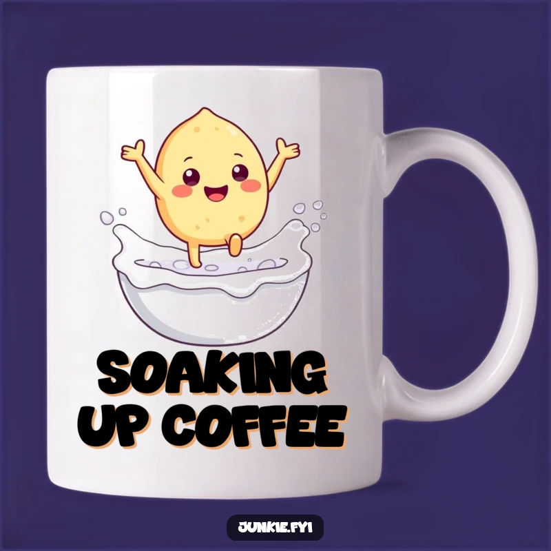 Funny Food Bath Mug: Gleeful Character Joy, Perfect Whimsical Gift