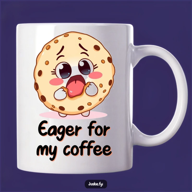 Funny Foodie Creature Mug: Giant Cookie Bite Design, Perfect Gift for Snack Lovers!