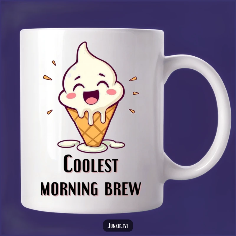 Funny Melting Ice Cream Cone Mug: A Sweetly Hilarious Treat for You