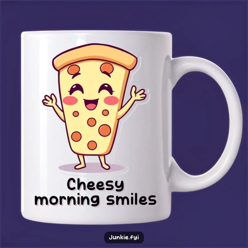 Funny Pizza Mug: Celebrate Bites with This Jazz Hands Pizza Gift