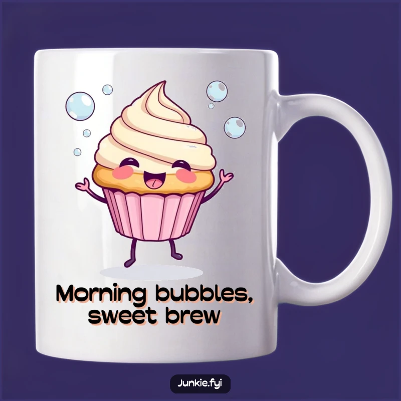 Funny Spunky Cupcake Bubble Mug - Hilarious Treat Gift for Her