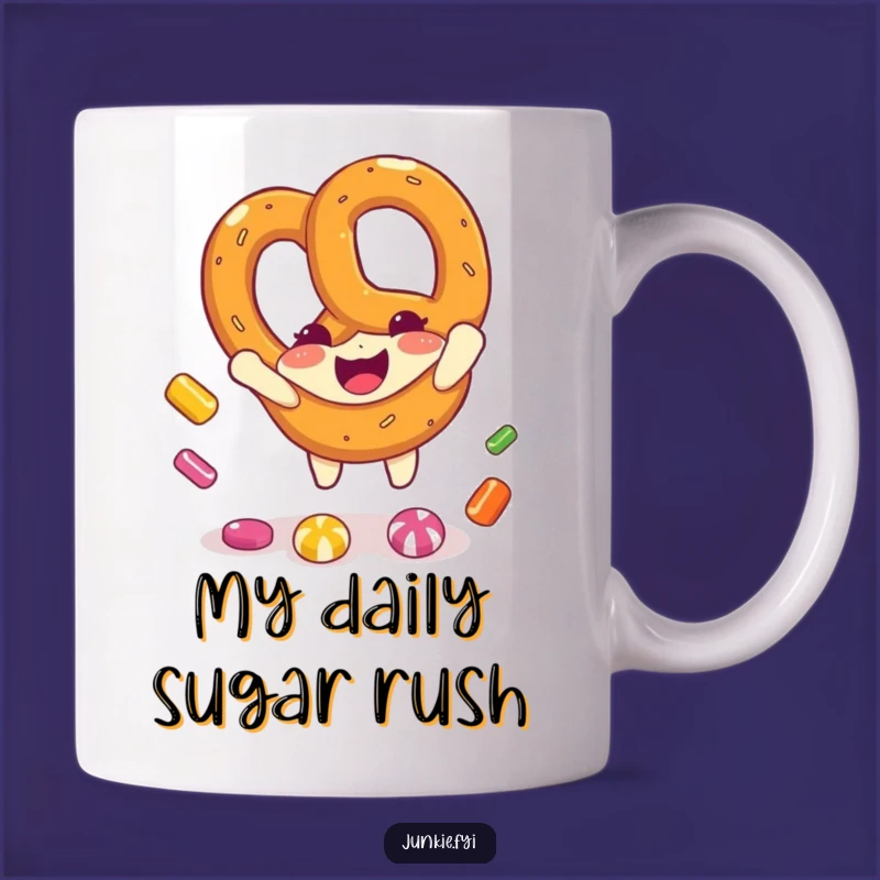 Funny Pretzel Candy Catcher Mug: A Deliciously Humorous Gift Idea