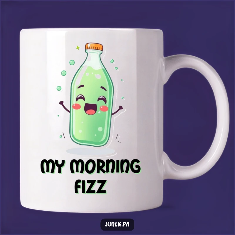 Funny Soda Bottle Mug - Thrilled Fizzing Happiness Gift