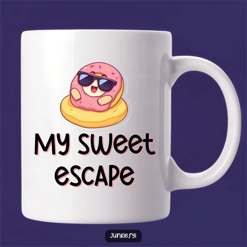 Funny Donut Chip Lounge Mug: Hilarious Gift for Snack Lovers