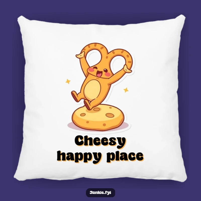 Funny Pretzel Cartwheel Pillow: Cozy Snack Character Hug on Cheese Cushion, Perfect Funny Gift