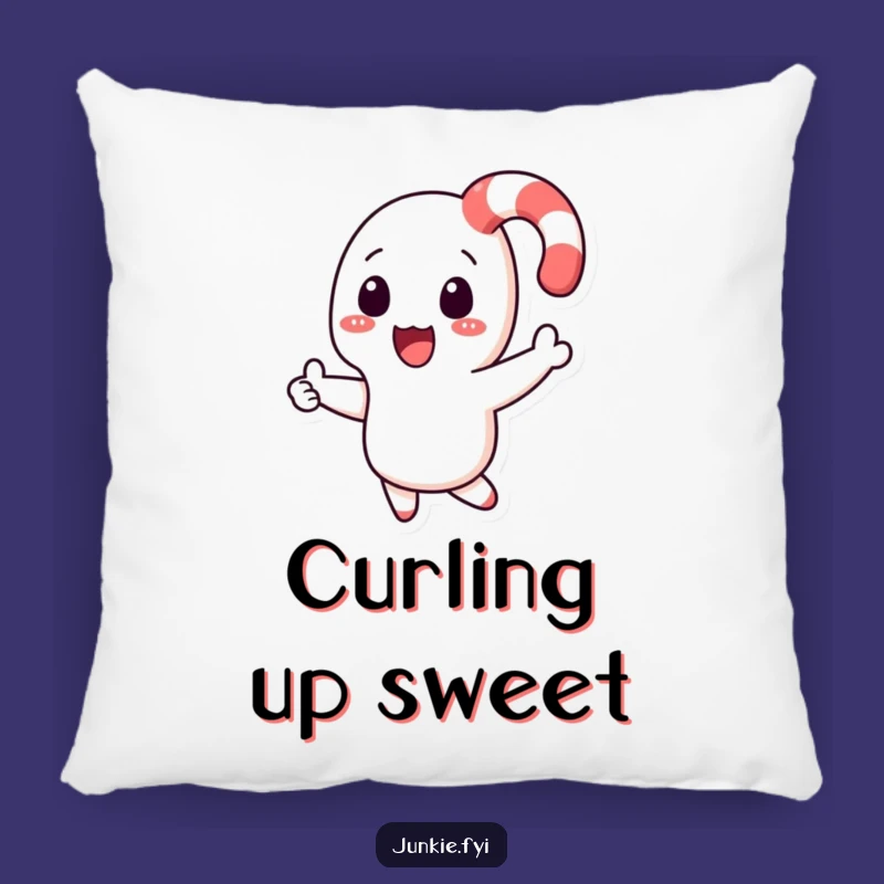 Funny Candy Cane Pillow: Add Festive Comfort with a Smile