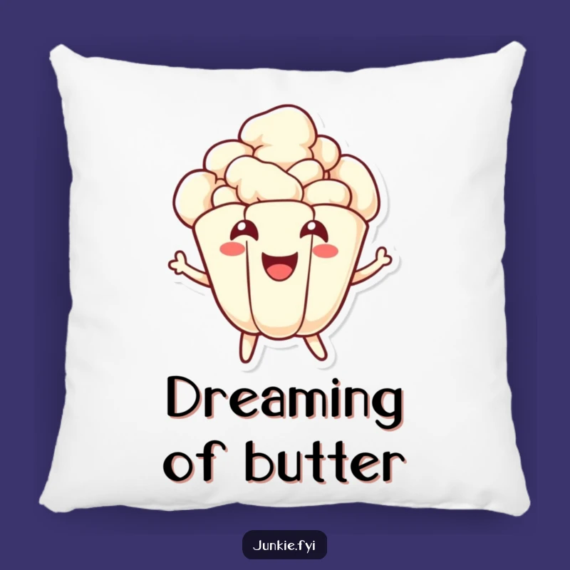 Funny Popcorn Pillow: Cozy Energy with this Popping Character