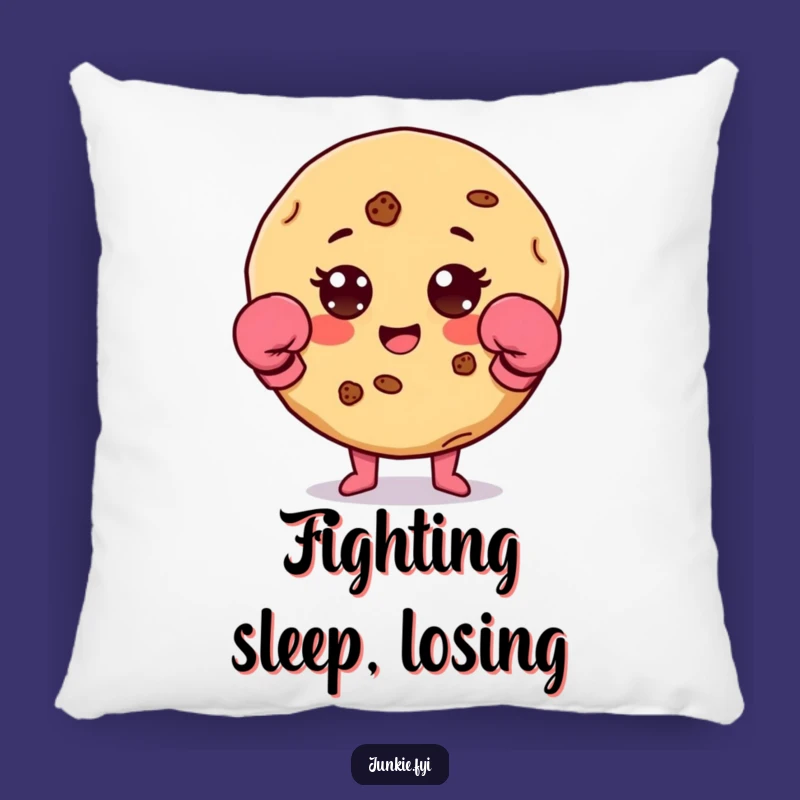Funny Cookie Boxer Pillow: Cuddle Up with Sweet, Fighting Spirit