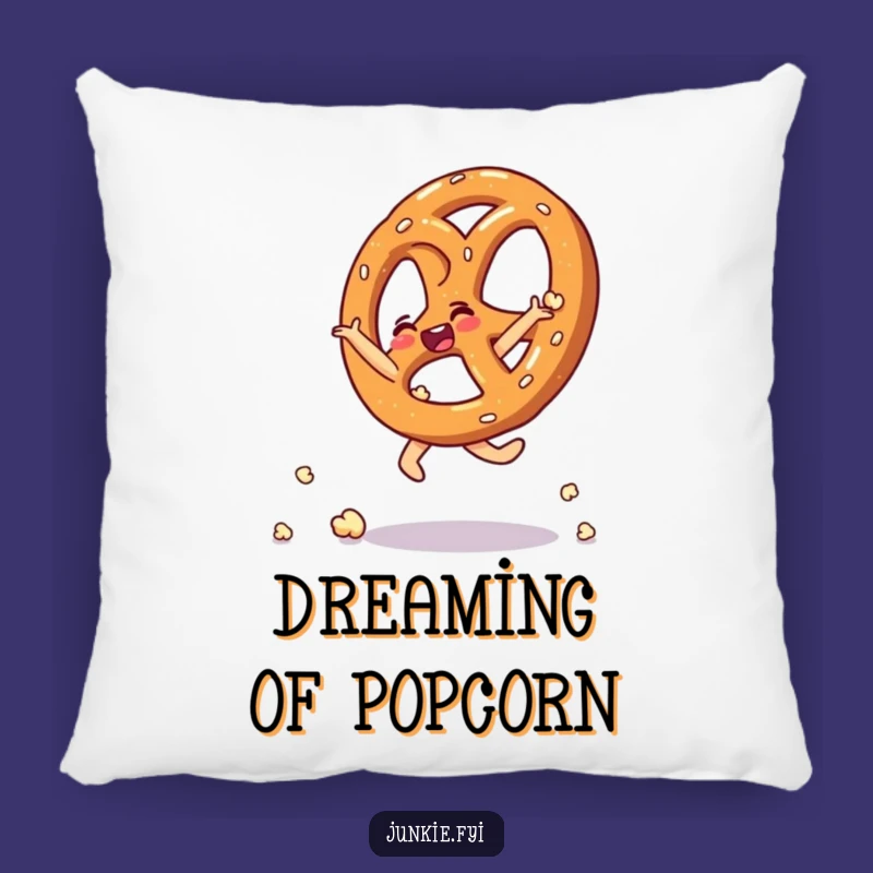 Funny Pretzel Popcorn Pillow: Snuggle Up with Playful Comfort
