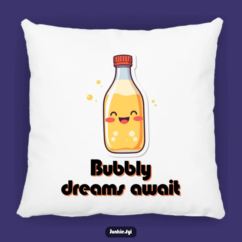 Funny Soda Bottle Pillow: Snuggle Up with This Comical and Cozy Cushion