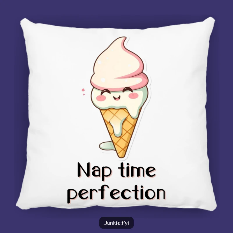 Funny Ice Cream Pillow: Snuggle Up with This Sweetly Comical Comfort