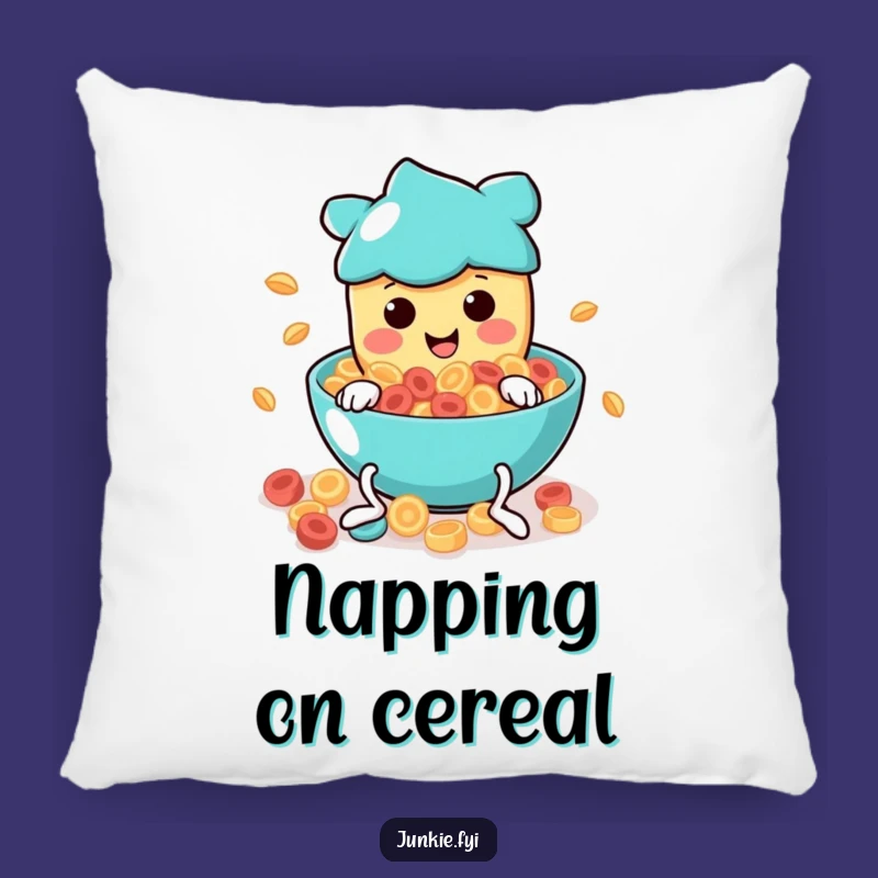 Cuddle Up with a Funny Cereal Dive Pillow: Soft Comfort and Laughs, An Amazing Funny Gift