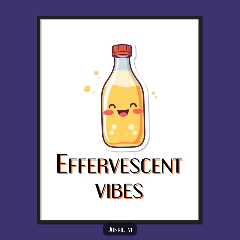 Funny Soda Bottle Digital Art: Bring Excitement to Your Space Instantly