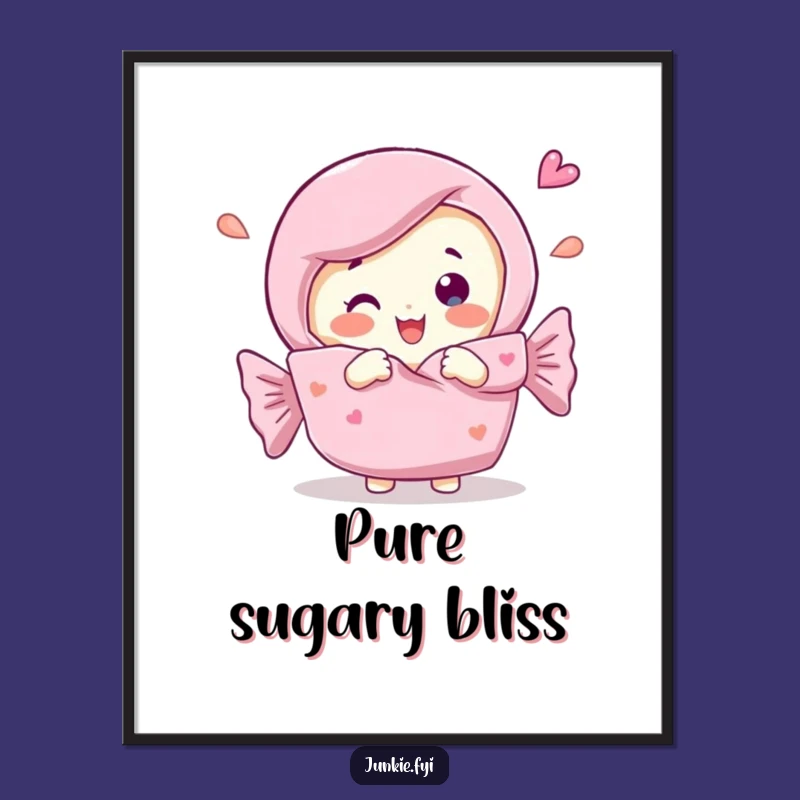 Funny Candy Bar Digital Art: Unwrapping Delightful Moment, Unique Funny Gift