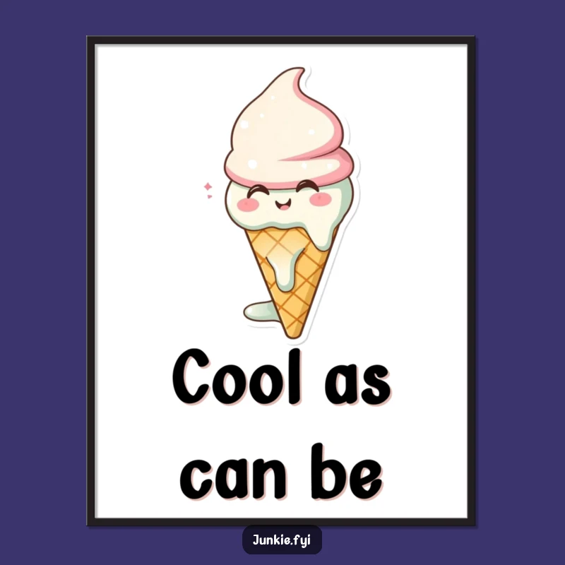 Funny Ice Cream Digital Art: Instantly Add Sweetness and Humor to Your Space