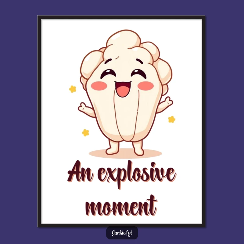 Funny Popcorn Digital Art: Instant Joyful Decor for Any Room
