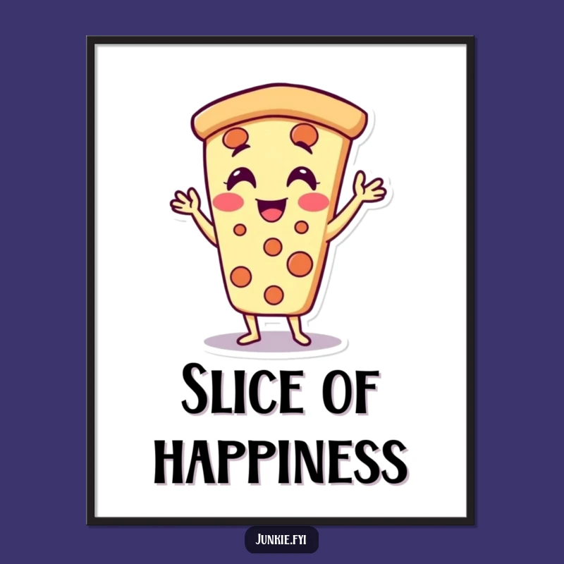 Funny Pizza Digital Art: Instantly Add Jazzy Fun to Your Walls