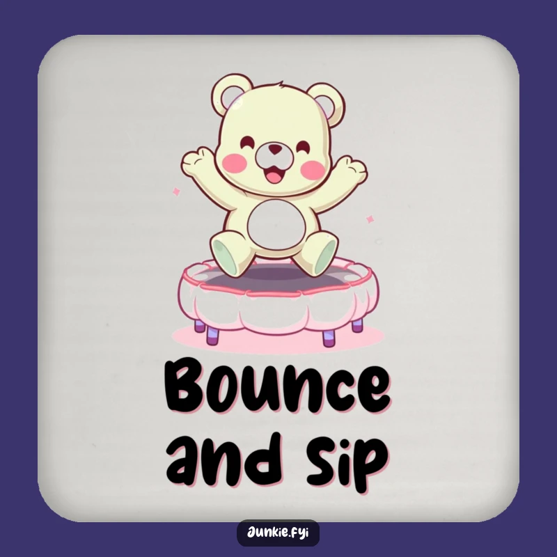 Funny Gummy Bear Coaster - Protect Surfaces with Bouncy Humor Gift