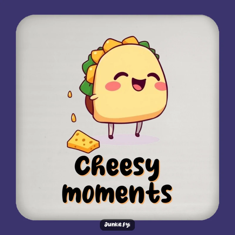 Funny Taco Cheese Coaster - Protect Your Table with Humor