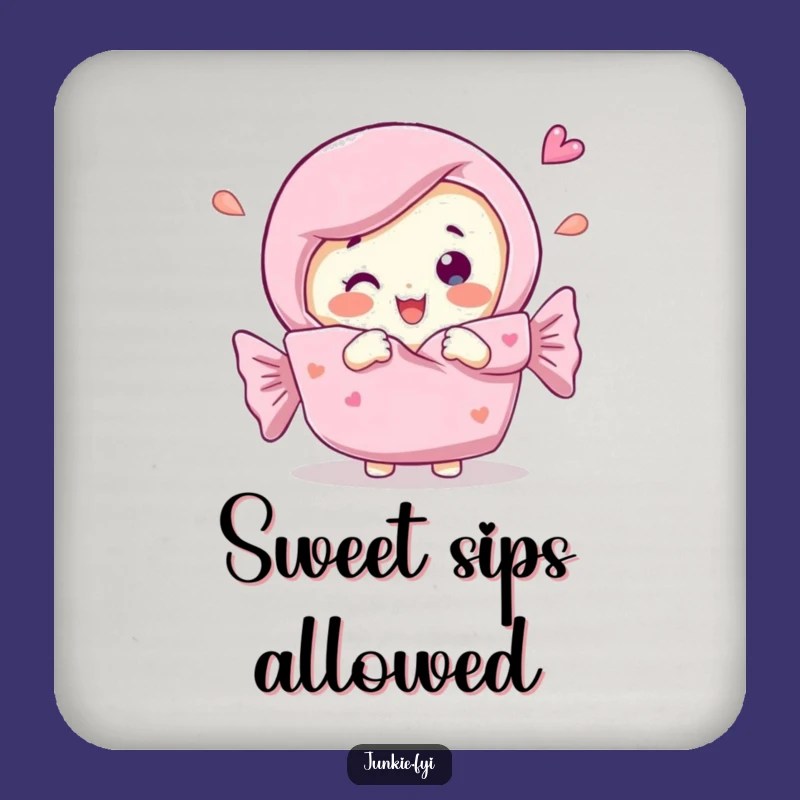 Funny Candy Bar Coaster: Protecting Surfaces with Sweet Humor, Ideal Funny Gift