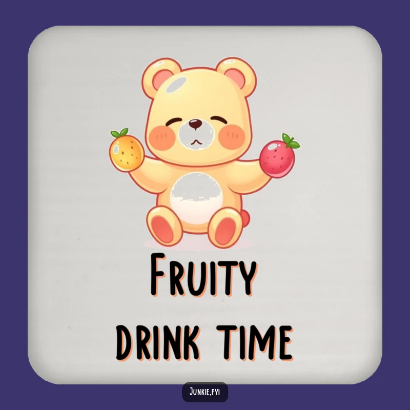 Funny Gummy Bear Juggling Coaster Set: Protect Surfaces with Sweetness, Great Funny Gift