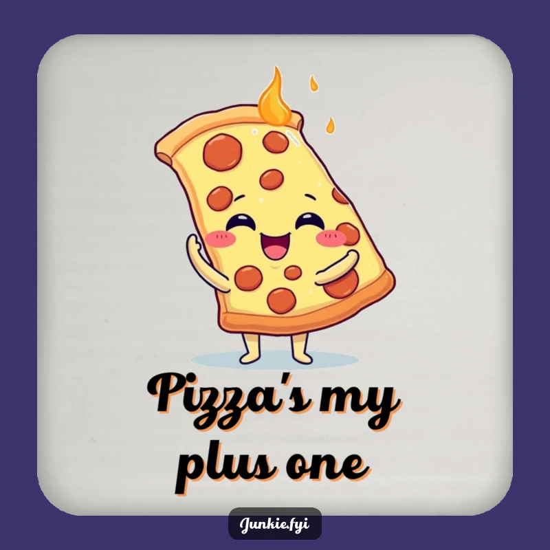 Funny Pizza Slice Coaster: Protect Surfaces with Pizza Love, A Great Funny Gift