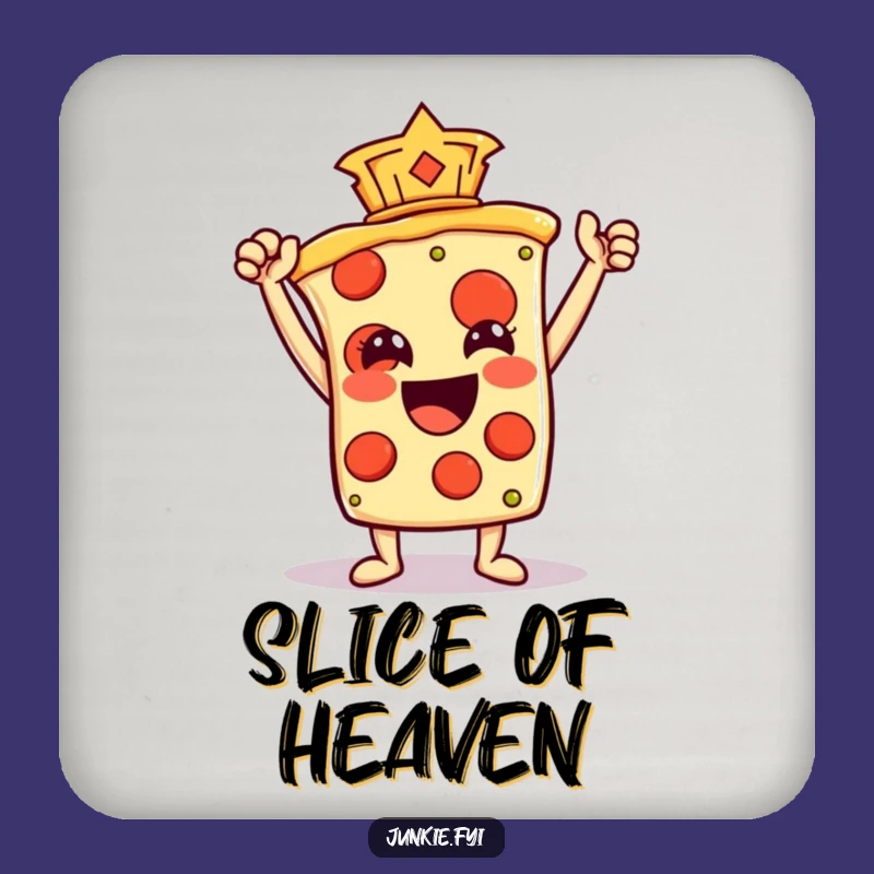 Funny Pizza Slice Coaster: Protecting Drinks with Humor, Ideal Funny Gift