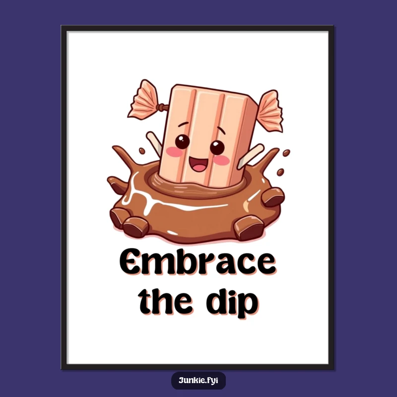 Funny Candy Bar Dive Poster: Sweeten Your Walls with Hilarious Art, Great Funny Gift