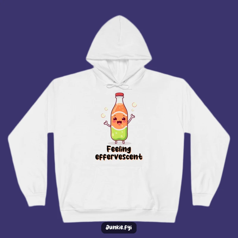 Cozy Funny Kawaii Soda Dance Hoodie: Bubbly Comfort - Warm Gift