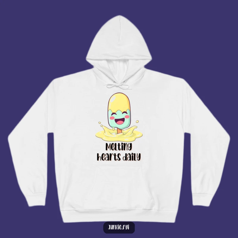 Cozy Funny Melting Popsicle Hoodie: Warmth for Cool Summer Nights