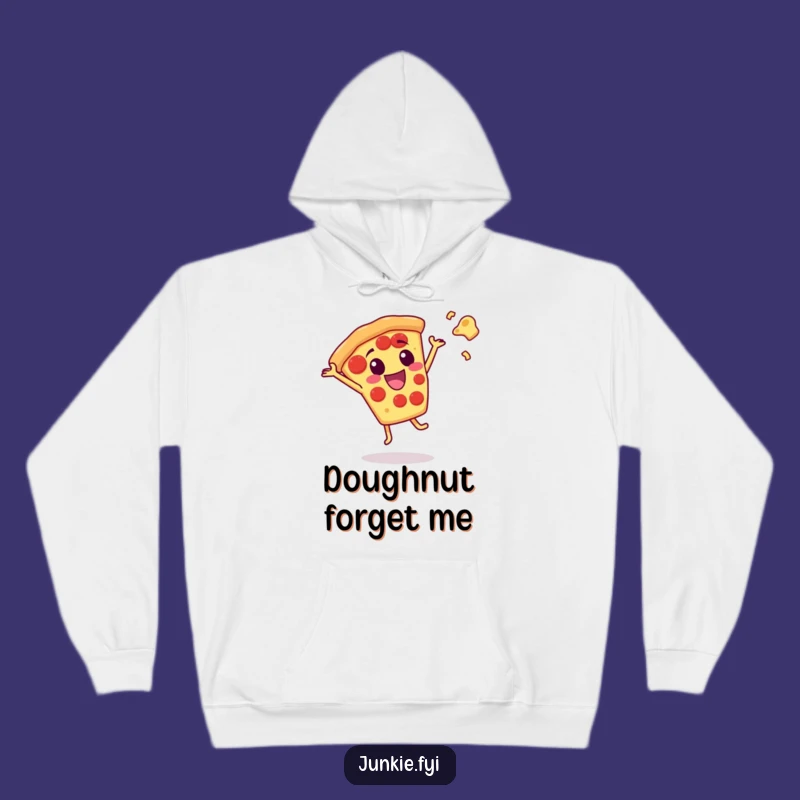 Cozy Funny Pizza Cartwheel Hoodie: Warm Up with Cheesy Vibes