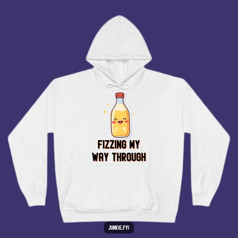 Funny Soda Bottle Hoodie: Stay Cozy and Comical with This Joyful Apparel