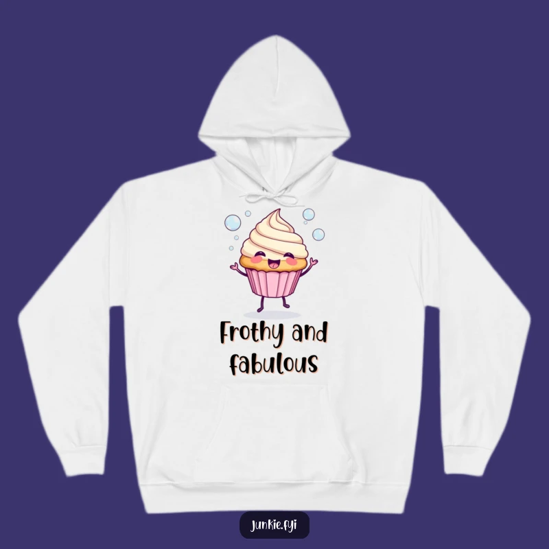 Funny Spunky Cupcake Bubble Hoodie - Cozy & Comical Comfort