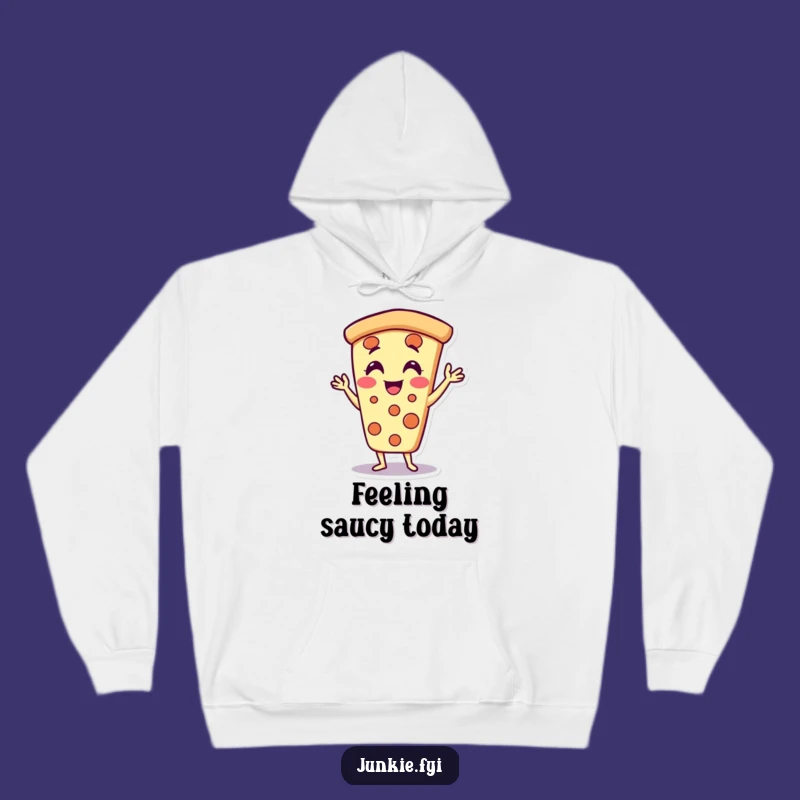 Funny Pizza Hoodie: Stay Warm and Cheerful with This Jazzy Slice Apparel