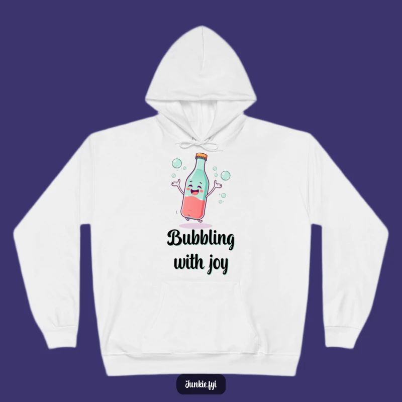 Funny Soda Bottle Hoodie: Cozy Up with This Hilarious Dancing Character