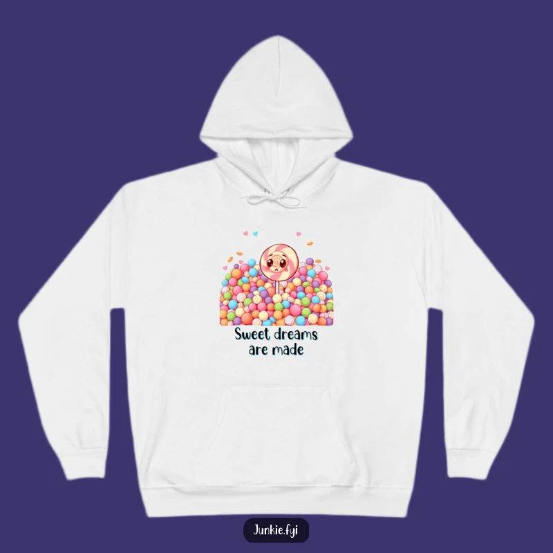 Funny Surprised Lollipop Hoodie - Cozy & Hilarious Candy Lover Sweatshirt