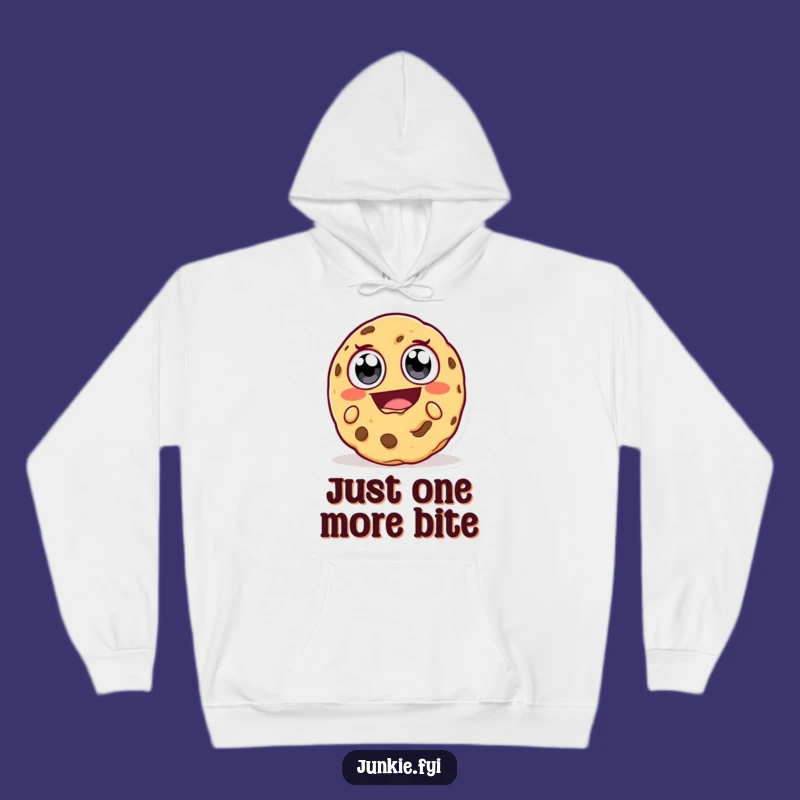 Funny Cookie Bite Hoodie: Cozy Up with This Hilarious Snack Character